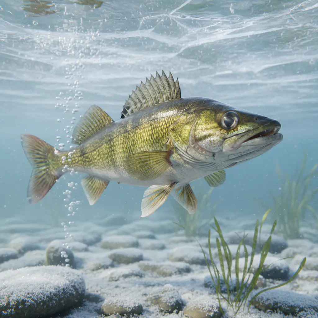 Walleye 3D Render