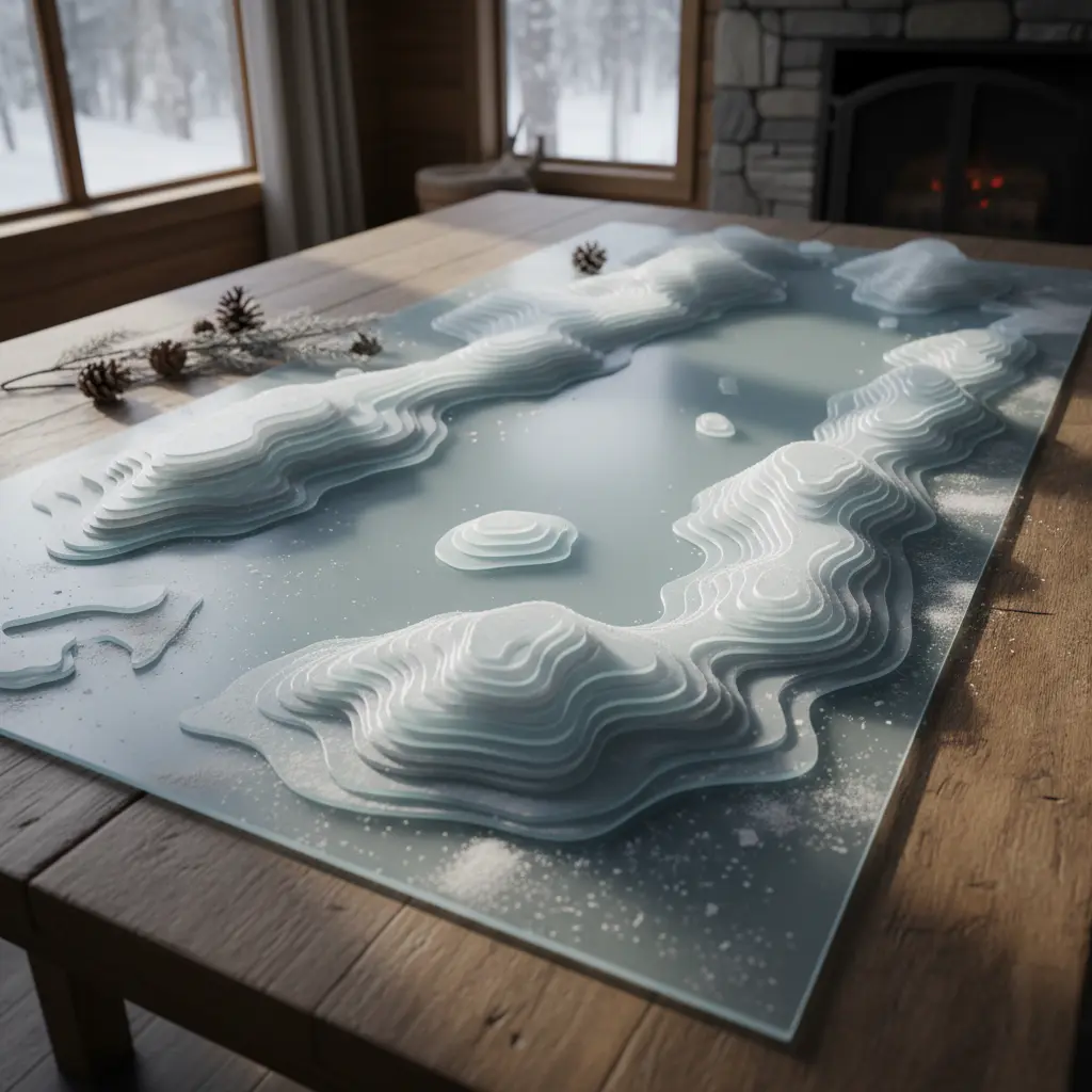 Lake Topography Map
