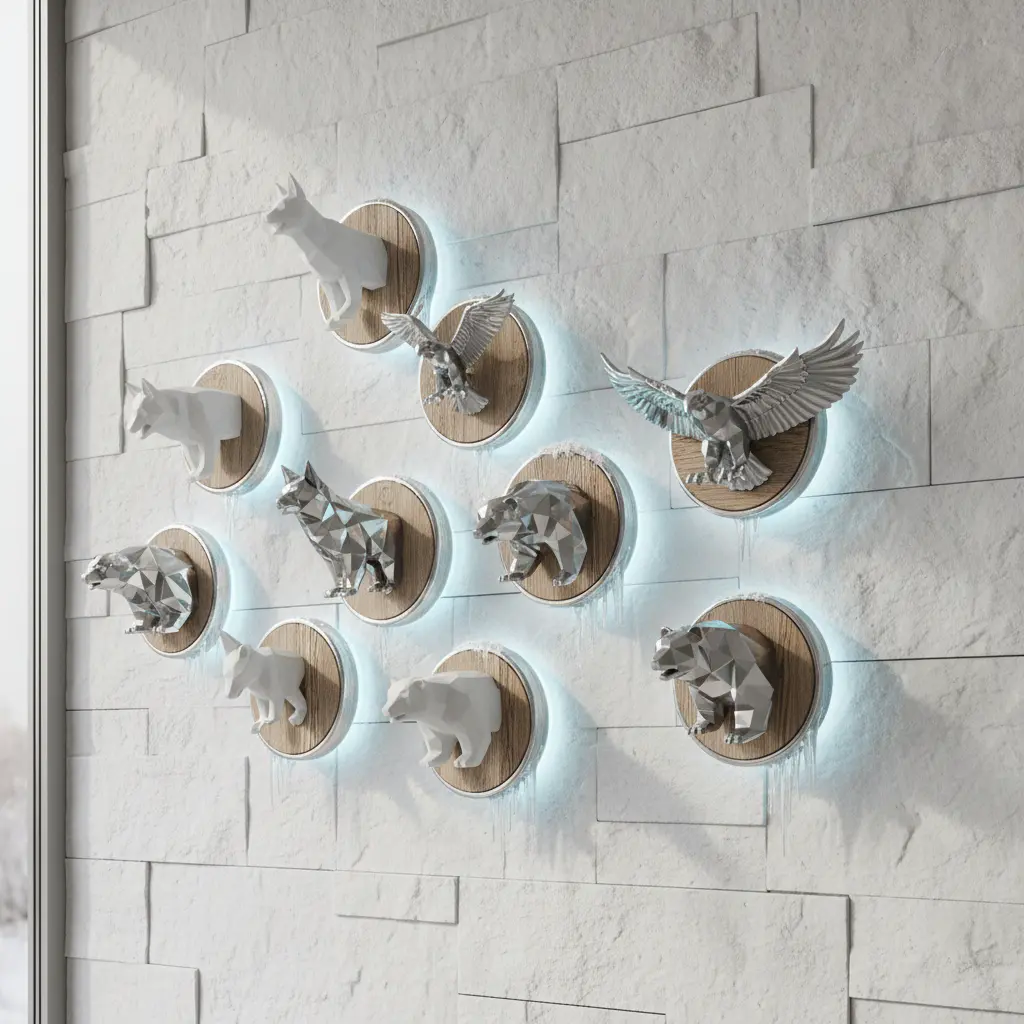 3D Trophy Wall Display